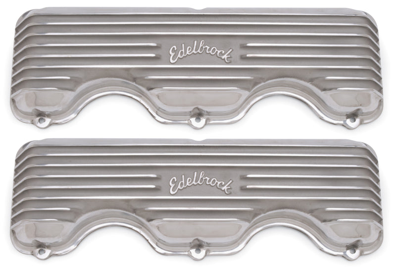 Edelbrock Valve Cover Classic Series Chevrolet W 348/409 CI V8 Polshed-thumbmail-2