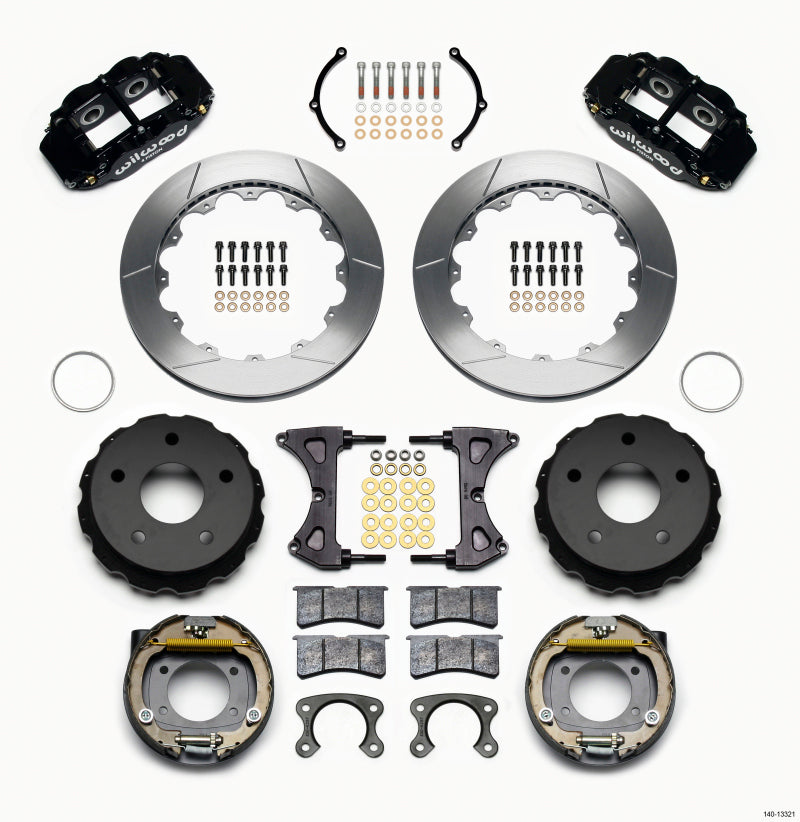 Wilwood Narrow Superlite 4R Rear P-Brk Kit 12.88in Small Ford 2.36in Off Bronco 5 x 5.50-thumbmail-1