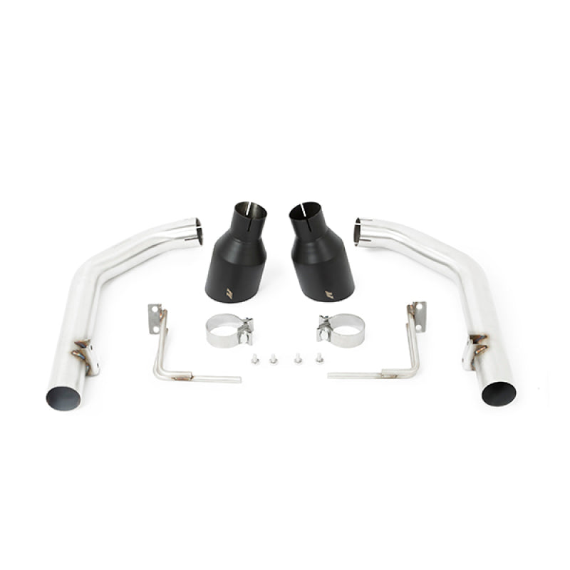 Mishimoto 2015+ Ford Mustang Axleback Exhaust Race w/ Black Tips-thumbmail-1