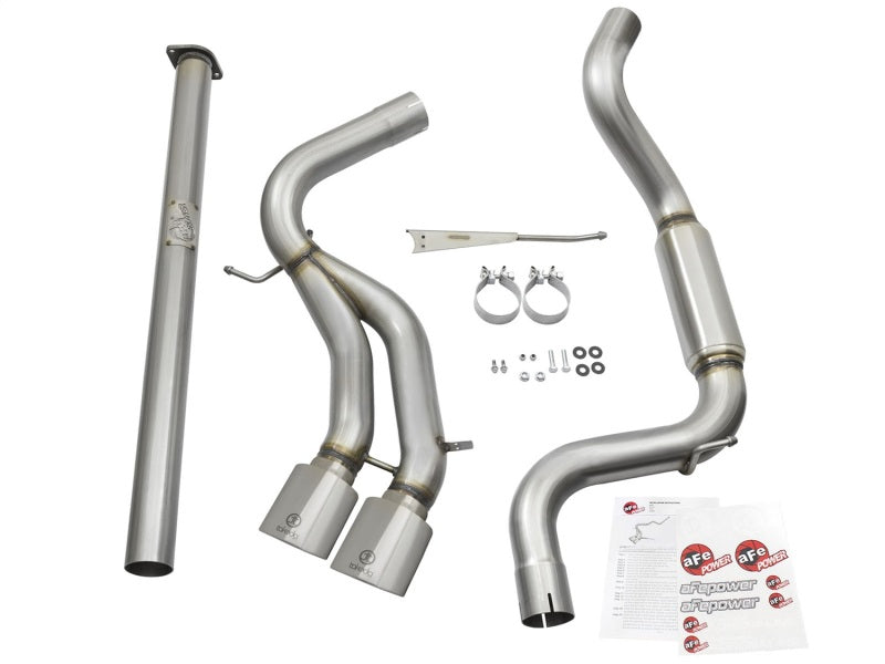 aFe POWER Takeda 3in 304 SS Cat-Back Exhaust w/ Polished Tips 13-17 Ford Focus ST L4-2.0L (t)-thumbmail-5