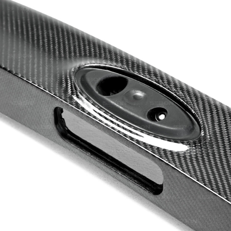 Seibon 12-13 Ford Focus 4 Door Carbon Fiber Tail Garnish-thumbmail-4