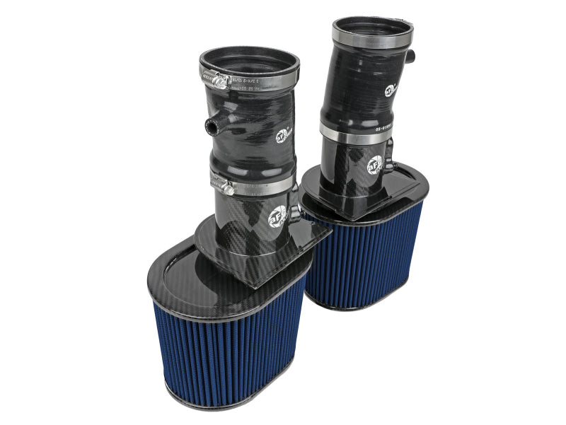 aFe 15-21 Lamborghini Huracan V10-5.2L Track Series Intake System w/ Pro 5R Filter-thumbmail-5