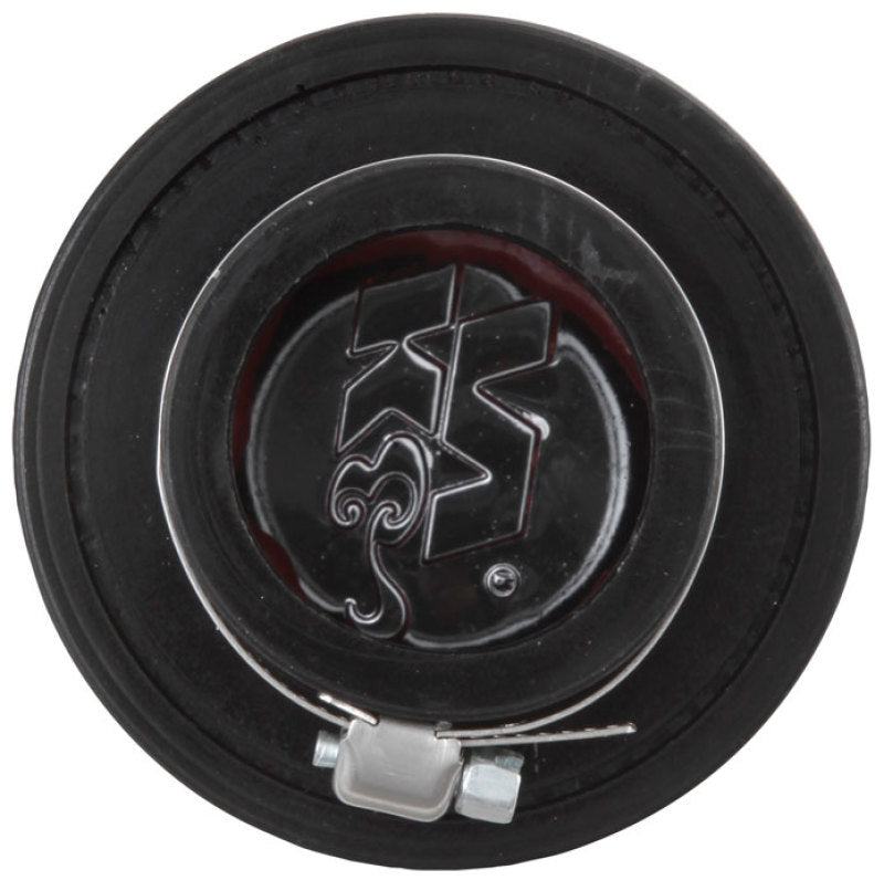 K&N 1.5in Flange ID x 3in OD x 2.5in H Chrome Finish Rubber Base Crankcase Vent Filter-thumbmail-2