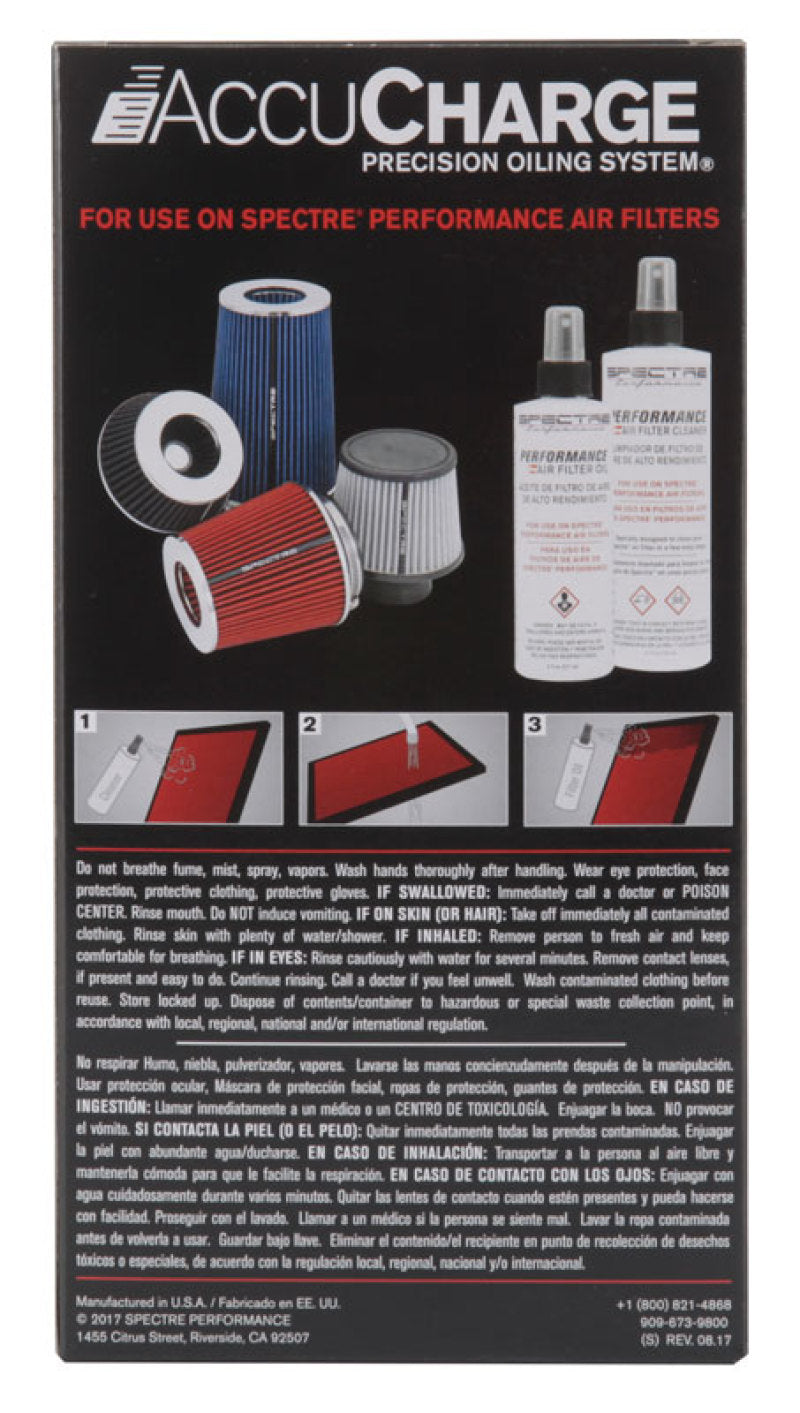 Spectre Accucharge Kit for HPR Filters - Clear-thumbmail-8