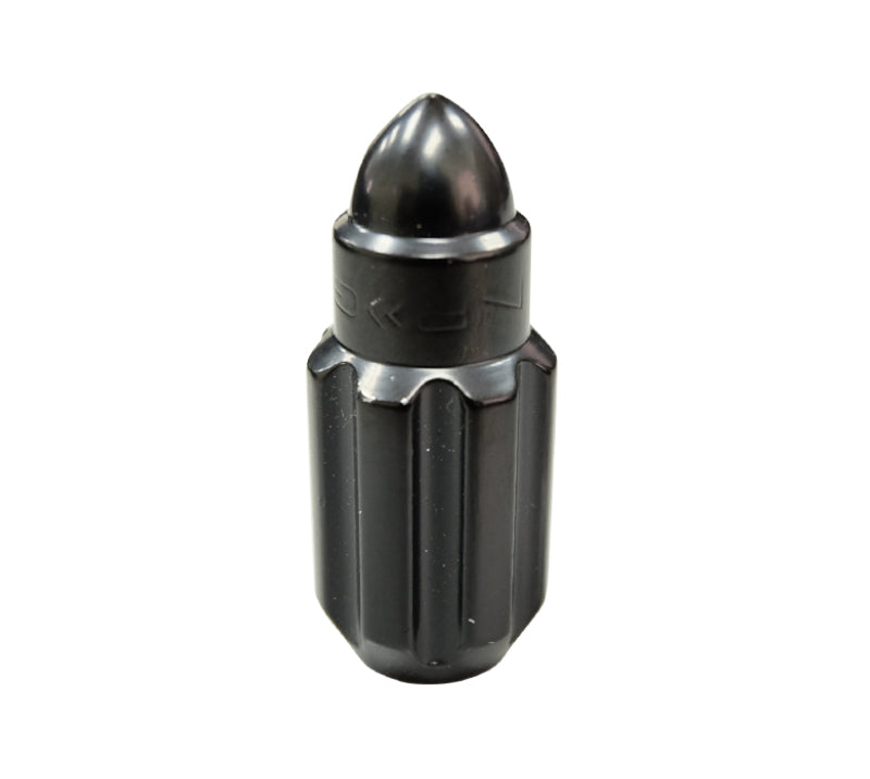 NRG 500 Series M12 X 1.5 Bullet Shape Steel Lug Nut Set - 21 Pc w/Lock Key - Black-thumbmail-6