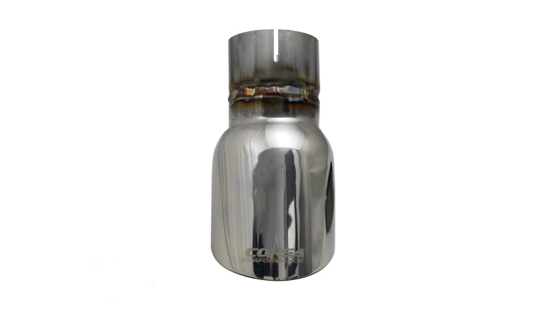 Corsa Single Universal 2.5in Inlet / 3.5in Outlet Polished PVD Pro-Series Tip Kit-thumbmail-6
