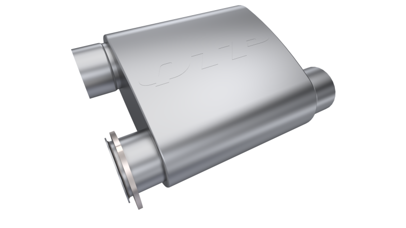 QTP 3in Weld-On Reverse 304SS Screamer Muffler Short Case w/Bolt-On QTEC Electric Cutout-thumbmail-4
