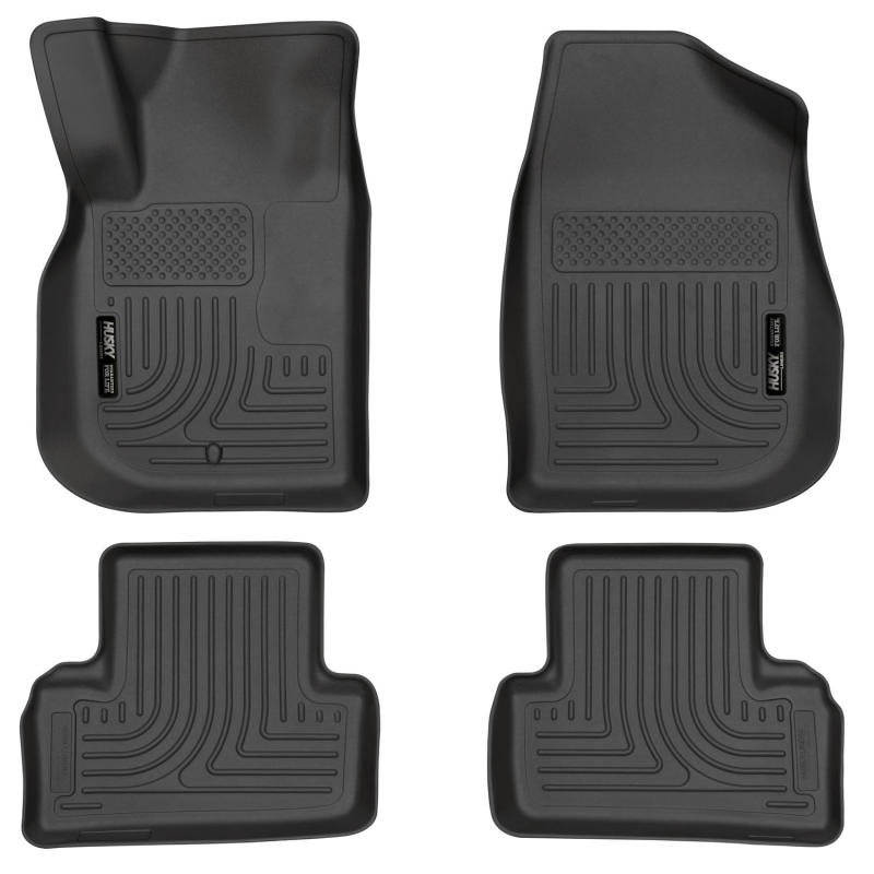 Husky Liners 04-10 Chevrolet Cobalt WeatherBeater Combo Black Floor Liners-thumbmail-1