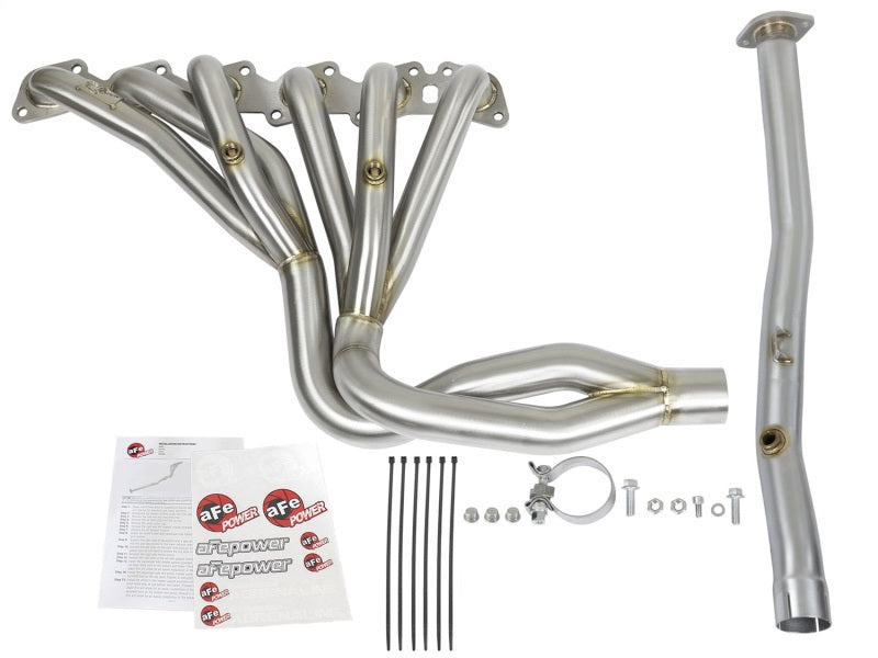aFe Twisted Steel Tri-Y Headers/Connection Pipes (Race) 01-16 Nissan Patrol (Y61) 4.8L-thumbmail-4