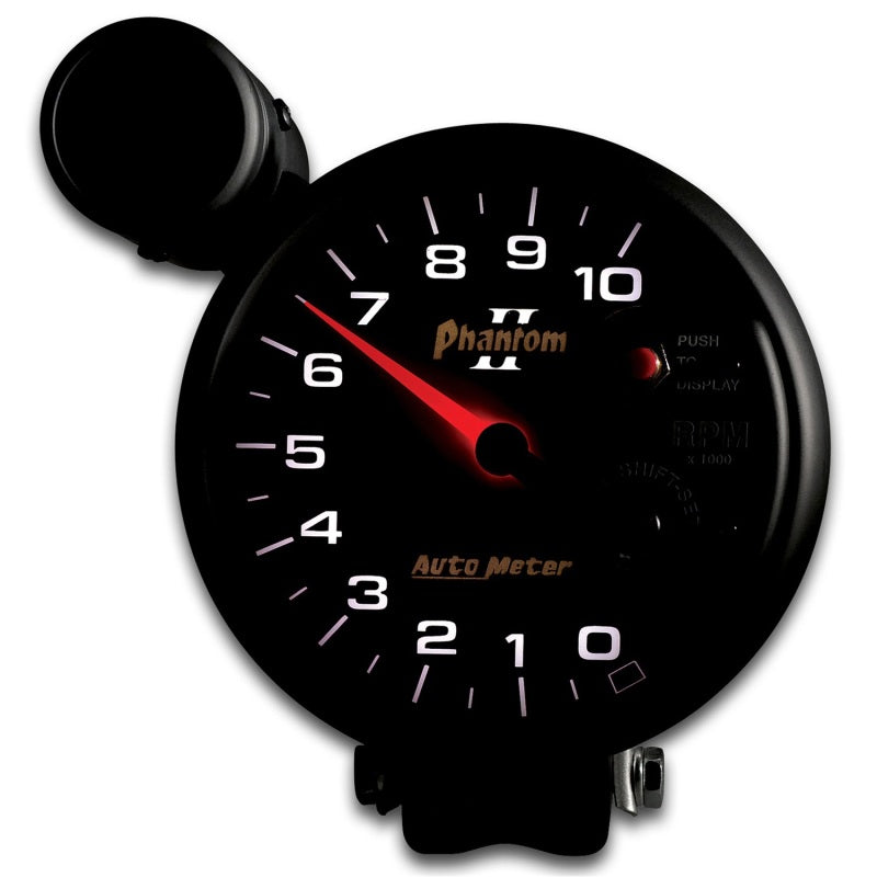 Autometer 5 inch Pedestal Mount 10000 RPM Shift-Lite Tachometer-thumbmail-2