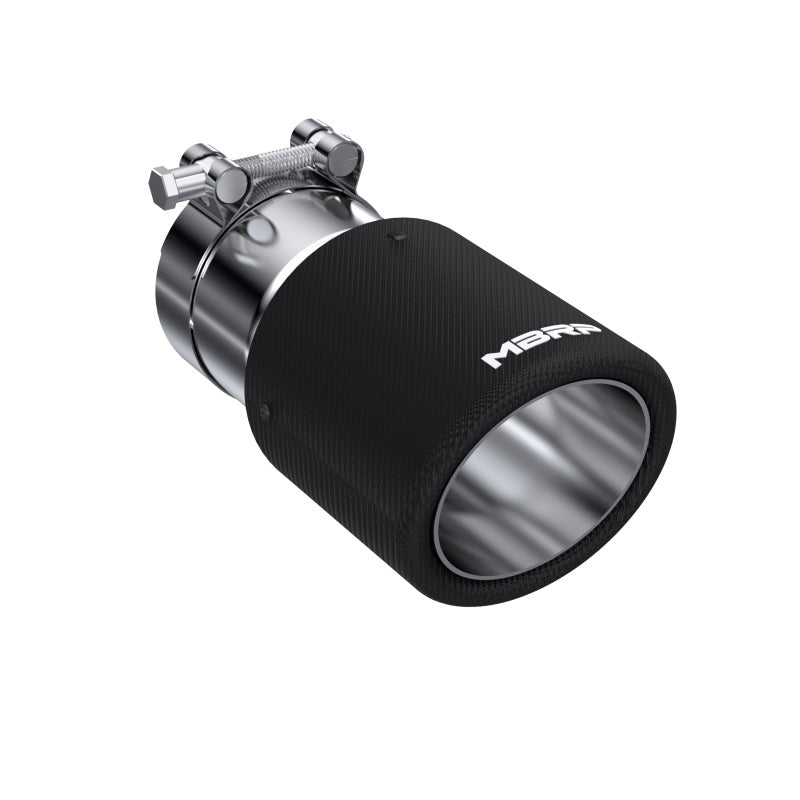 MBRP Universal Carbon Fiber Tip 4in OD/3in Inlet/7.7in L-thumbmail-2