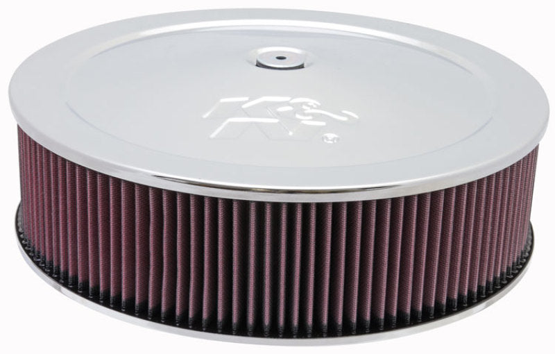 K&N Universal Custom Air Filter - Round 5.125in Flange / 14in OD / 5.125in ID / 5.625in Height-thumbmail-1