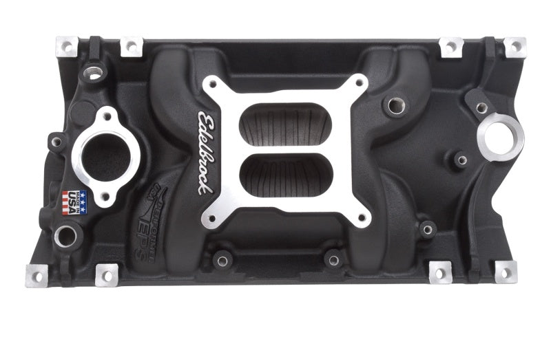 Edelbrock Manifold Performer Eps SB Chevy Vortec Black Finish-thumbmail-2