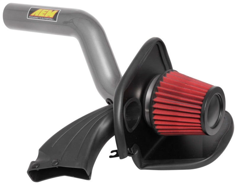 AEM 16-18 Ford Focus RS L4-2.3L F/I Gunmetal Gray Cold Air Intake-thumbmail-1