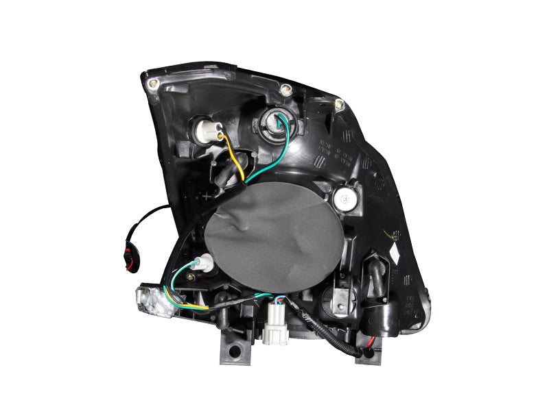 ANZO 2003-2005 Nissan 350Z Crystal Headlights Black-thumbmail-3