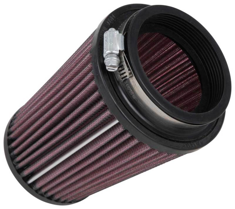 K&N Filter Universal Rubber Filter 3  Flange 4 1/2 Base inch 3 1/2 inch Top 5 3/4 inch Height-thumbmail-1