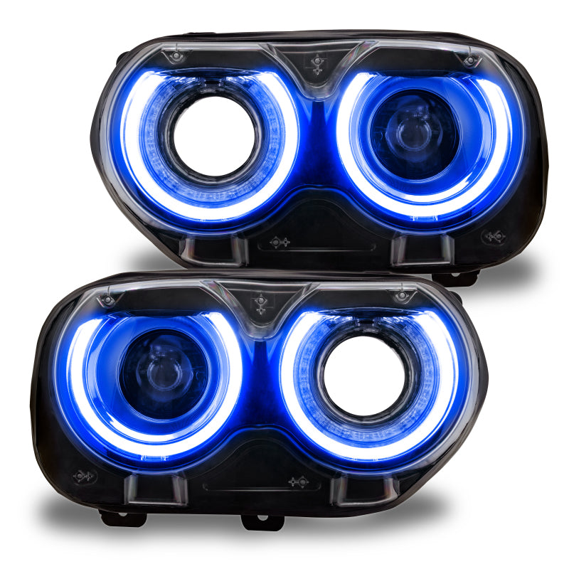 Oracle 15-21 Dodge Challenger RGB+W Headlight DRL Upgrade Kit - ColorSHIFT+W-thumbmail-11