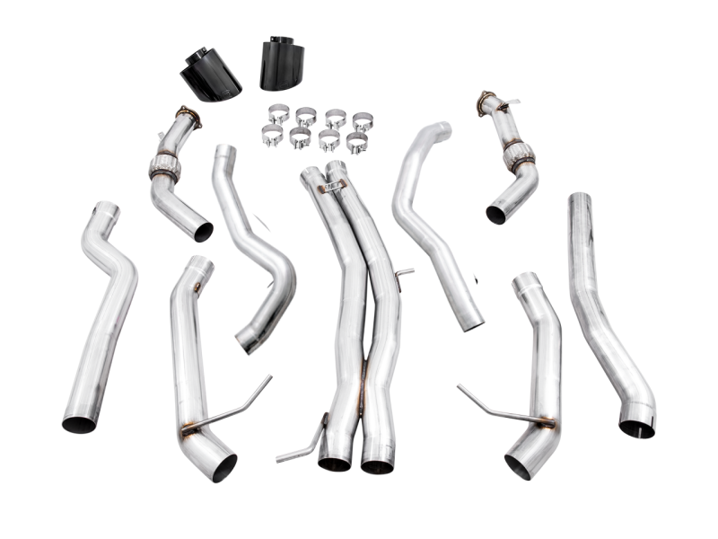AWE Tuning Audi B9 RS5 Sportback Track Edition Exhaust- Non Resonated - Diamond Black RS-Style Tips-thumbmail-3