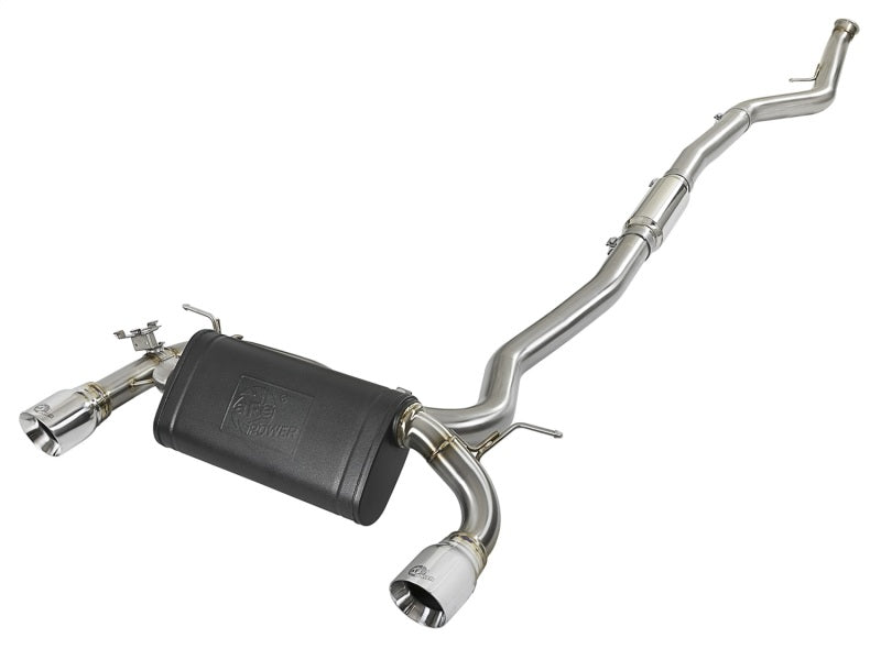 aFe MACH Force-Xp 3in 304 SS Cat-Back Exhaust w/Polished Tips 12-15 BMW 335i (F30) L6 3.0L (t) N55-thumbmail-1
