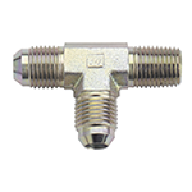 Fragola -6AN Tee 1/4 NPT On Run - Steel-thumbmail-2