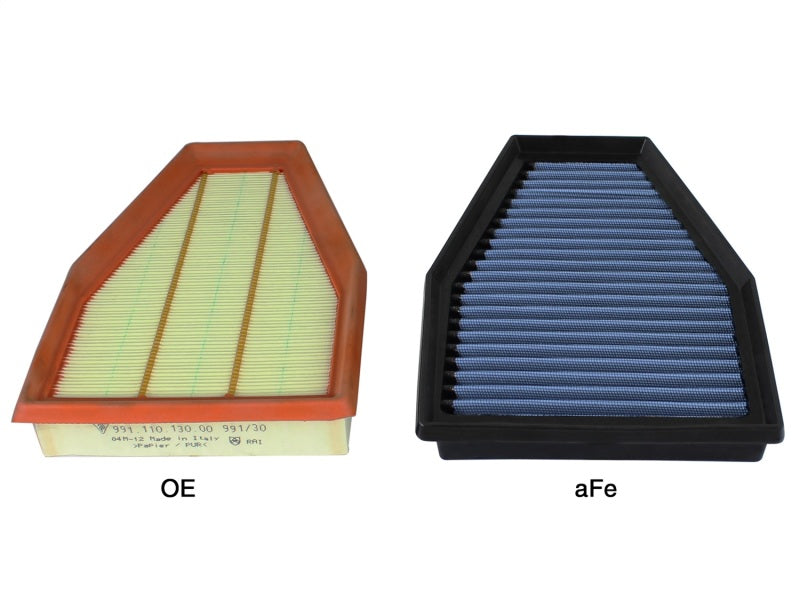aFe Magnum FLOW OE Replacement Air Filter PRO 5R 12-15 Porsche 911 (991) H6 3.4L/3.8L-thumbmail-3
