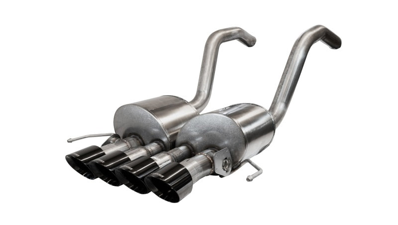 Corsa 2014-2019 Chevrolet Corvette C7 Z06 6.2L 2.75in Xtreme Axle-Back w/ Dual NPP & Quad Black Tips-thumbmail-1