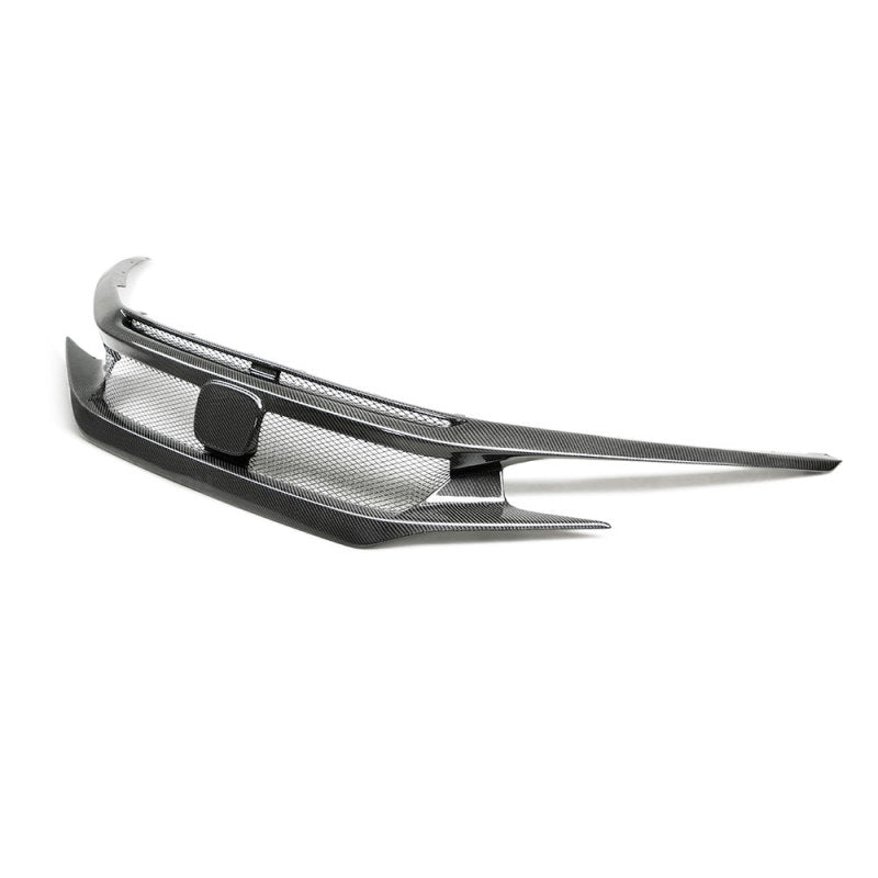 Seibon 17-18 Honda Civic Type R CV-Style Carbon Fiber Front Grill-thumbmail-4
