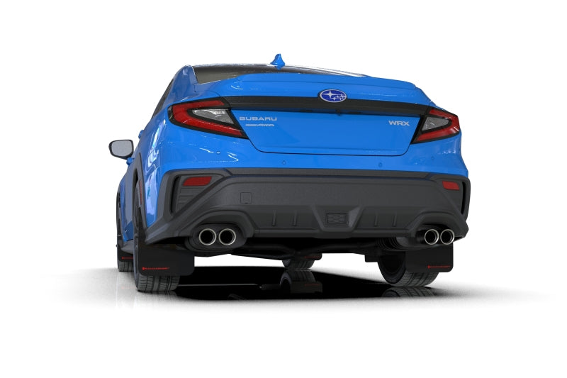 Rally Armor 2022 Subaru WRX Black UR Mud Flap w/ Red Logo-thumbmail-3