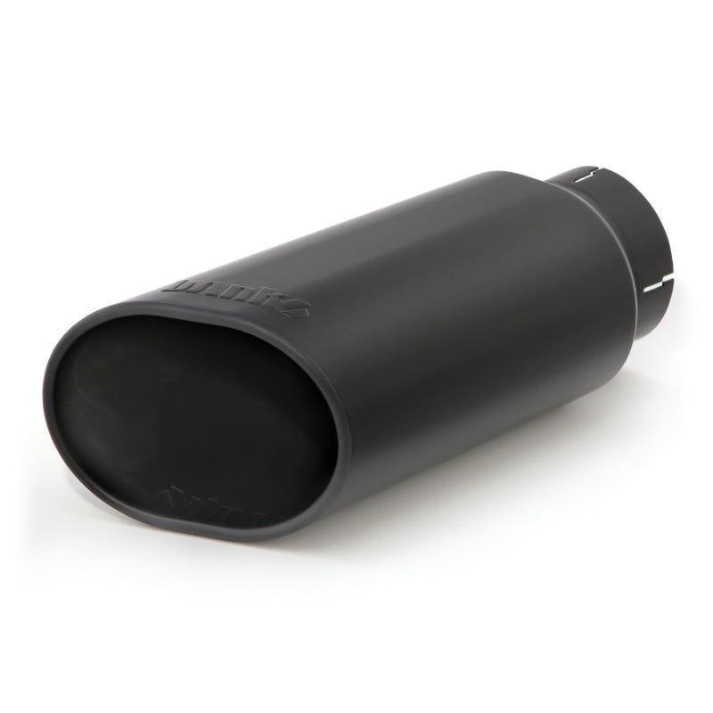 Banks Power Tailpipe Tip Kit - SS Obround Slash Cut - Black - 4in Tube - 5in X 6in X 14in-thumbmail-2