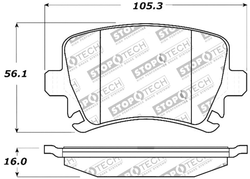 StopTech Performance 06-09 Audi A3 / 05-09 Audi A4/A6 / 08-09 Audi TT / 06-09 VW GTI / 06-09 Jetta-thumbmail-6