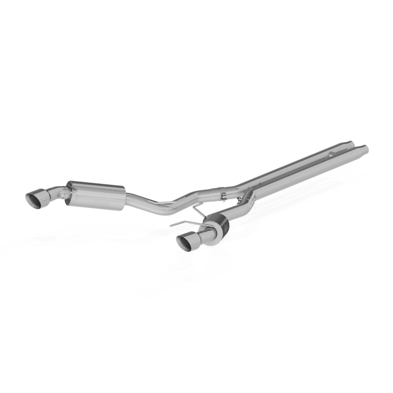 MBRP 15 Ford Mustang GT 5.0 3in Cat Back Dual Split Rear Street Version 4.5in Tips - Aluminized-thumbmail-2