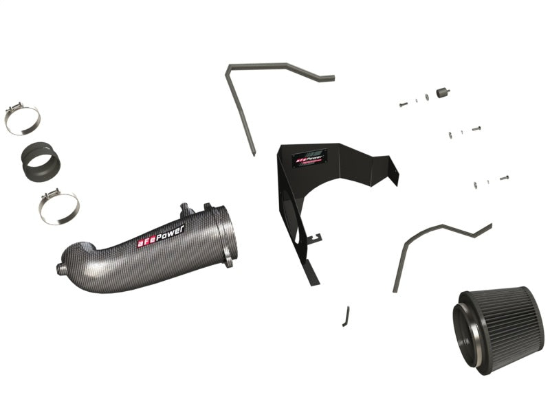 aFe POWER Magnum FORCE Carbon Fiber Stage 2 Track Series Pro Dry S CAIS - 11-18 Dodge Challenger V8-thumbmail-8