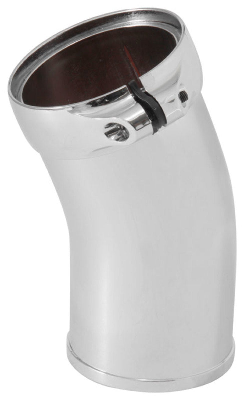 Spectre Universal Intake Elbow Tube (ABS) w/Collar 3in. OD / 22 Degree - Chrome-thumbmail-5