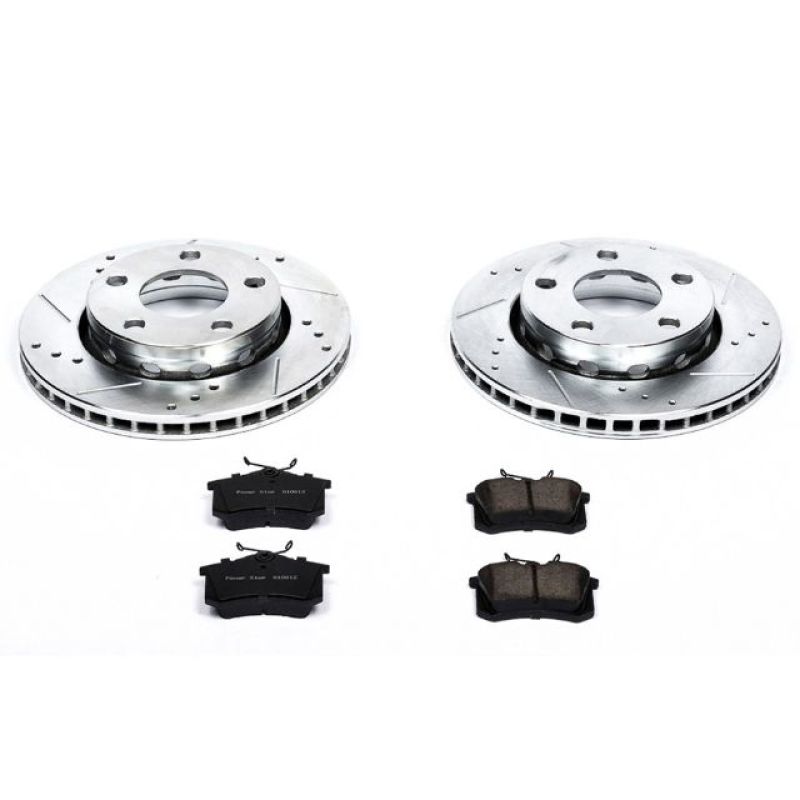 Power Stop 00-02 Audi S4 Rear Z23 Evolution Sport Brake Kit-thumbmail-1