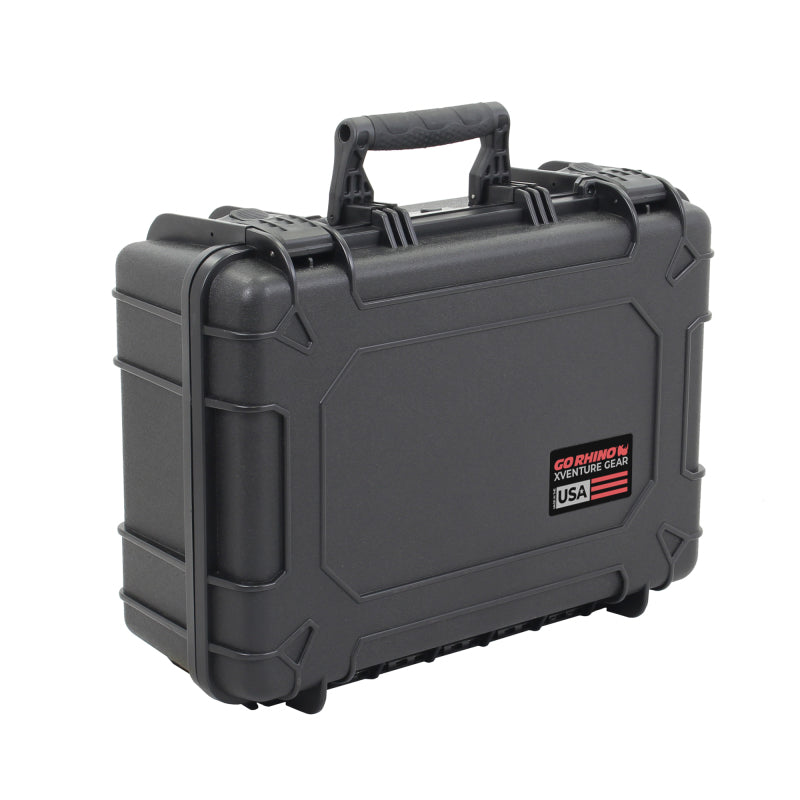 Go Rhino XVenture Gear Hard Case - Medium 18in. / Lockable / IP67 / Automatic Air Valve - Tex. Black-thumbmail-12