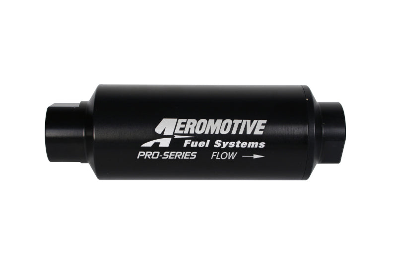 Aeromotive Pro-Series In-Line Filter - AN-12 - 40 Micron SS Element - Nickel Chrome Finish-thumbmail-3