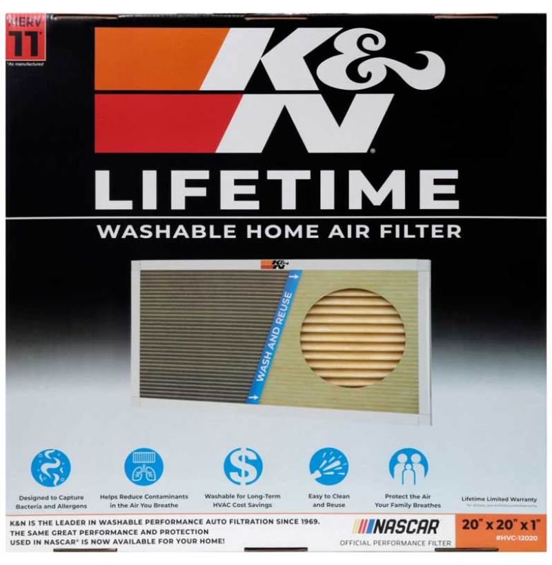 K&N HVAC Filter - 20 x 20 x 1-thumbmail-9