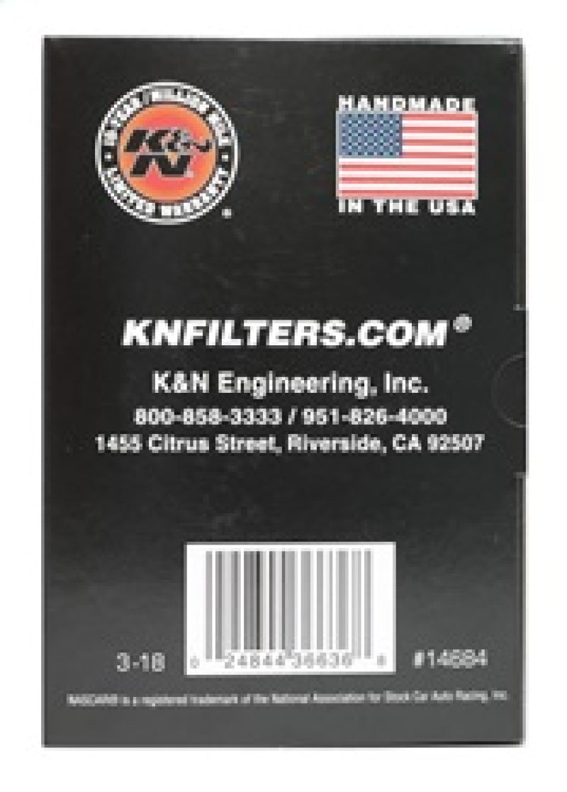 K&N Universal Round Clamp-On Air Filter 3in Flange ID x 6in Base OD x 4.625in Top OD x 3in Height-thumbmail-17