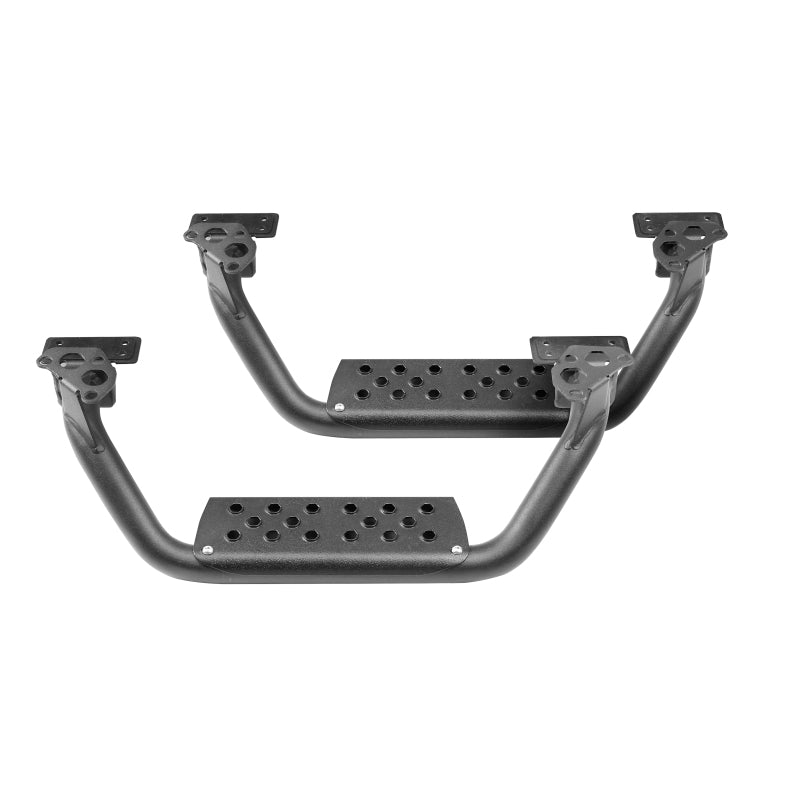 Go Rhino Dominator Extreme D6 SideSteps - Tex Blk - 4in Drop Down Steps (Pair)-thumbmail-5