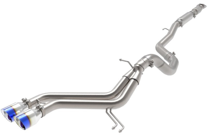 aFe Takeda 2-1/2in to 3in SS-304 Cat-Back Exhaust w/ Blue Flame Tips 13-17 Hyundai Veloster L4-1.6L-thumbmail-1