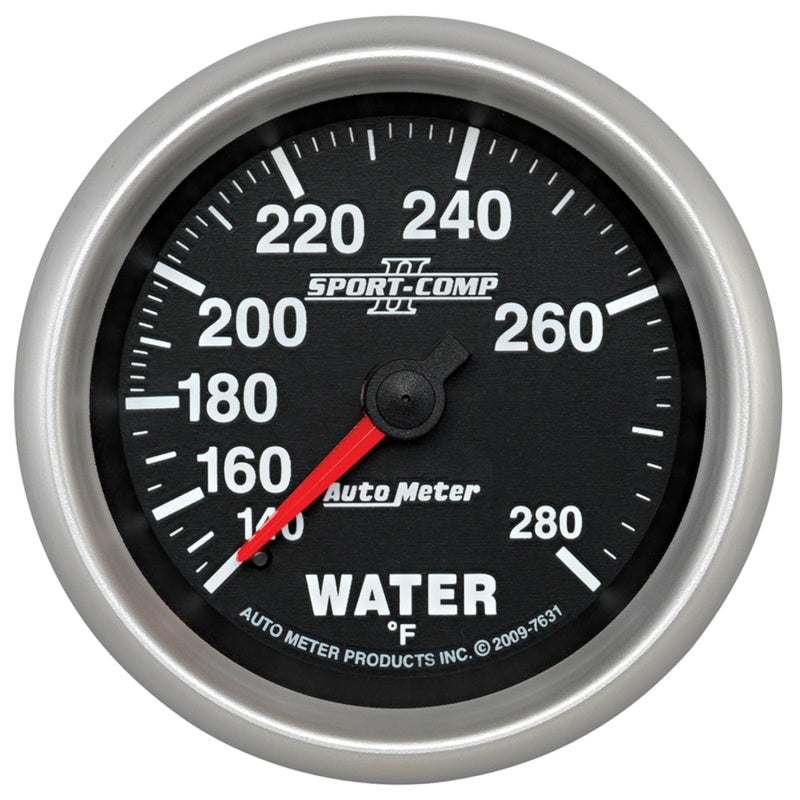 Autometer Sport-Comp II 2-5/8in 140-280 Deg Mechanical Water Temp Gauge-thumbmail-1