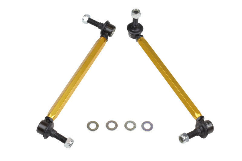Whiteline 05+ Mustang Coupe 8cyl (Inc Shelby GT/ GT500) Front Swaybar Link Kit H/Duty Adj Steel Ball-thumbmail-3