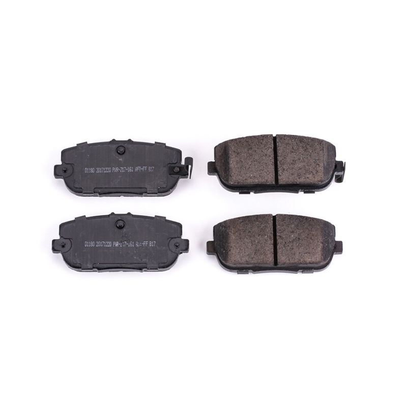 Power Stop 17-19 Fiat 124 Spider Rear Z16 Evolution Ceramic Brake Pads-thumbmail-1