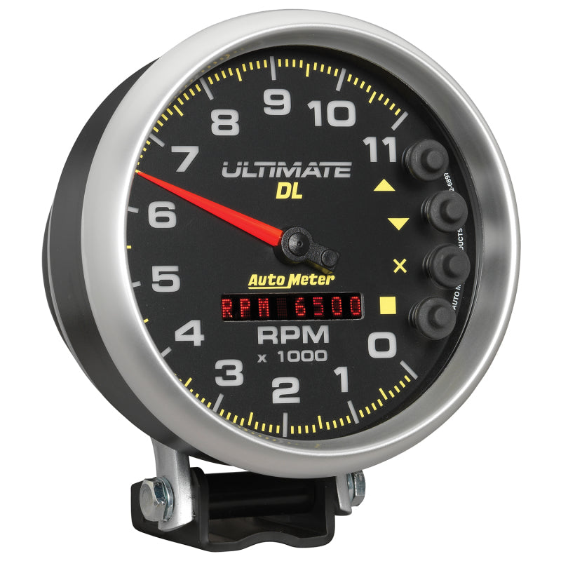 Autometer 5 inch Ultimate DL Playback Tachometer 11000 RPM - Black-thumbmail-3