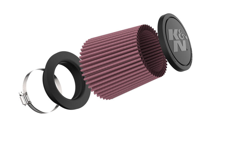 K&N Universal Clamp-On Air Filter 3in FLG /4 1/2in B / 3 1/2in T / 4 3/8in H-thumbmail-3