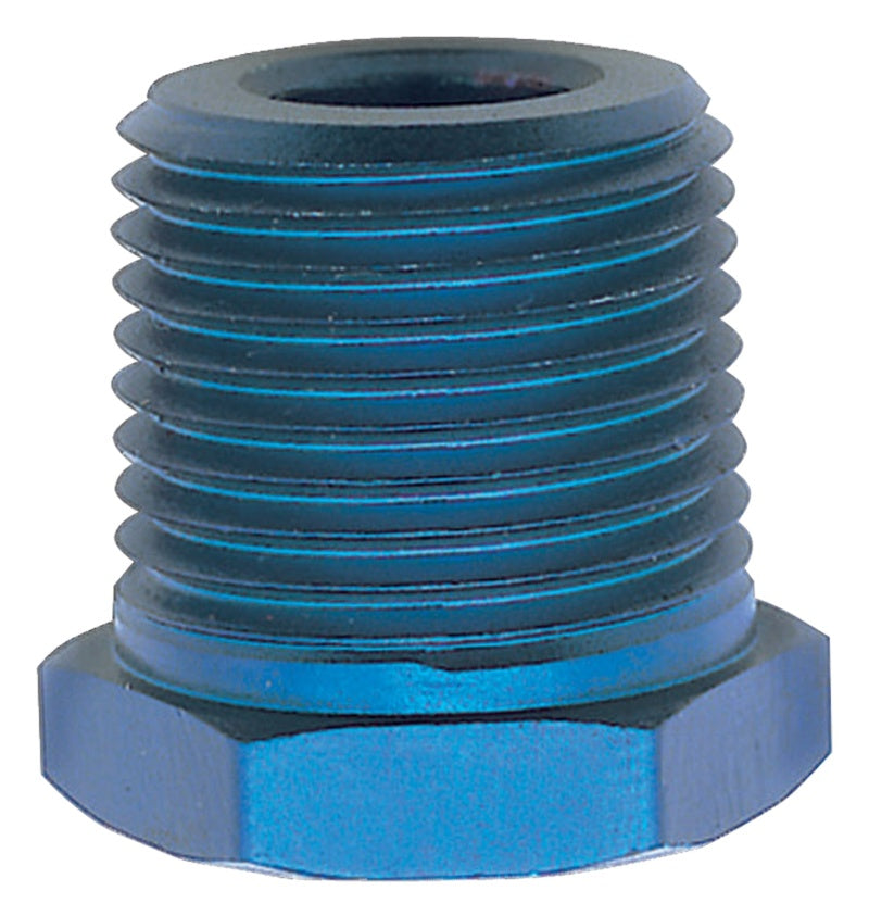 Russell Performance 1in Male to 3/4in Female Pipe Bushing Reducer (Blue)-thumbmail-4