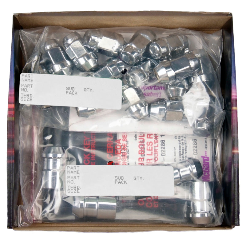 McGard 5 Lug Hex Install Kit w/Locks (Cone Seat Nut / Bulge) M12X1.5 / 3/4 Hex / 1.45in L - Chrome-thumbmail-6