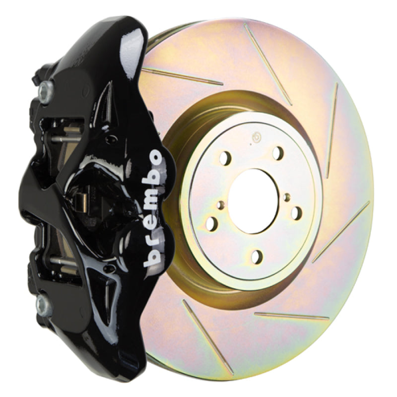 Brembo 15-21 WRX (VA) Front GT BBK 4 Piston Cast 326 x30 1pc Rotor Slotted Type-1-Black-thumbmail-1