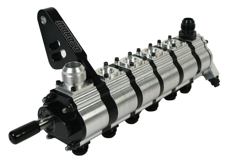 Moroso T3 Series Dragster 6 Stage Dry Sump Oil Pump - Tri-Lobe - Left Side - 1.200 Pressure-thumbmail-1
