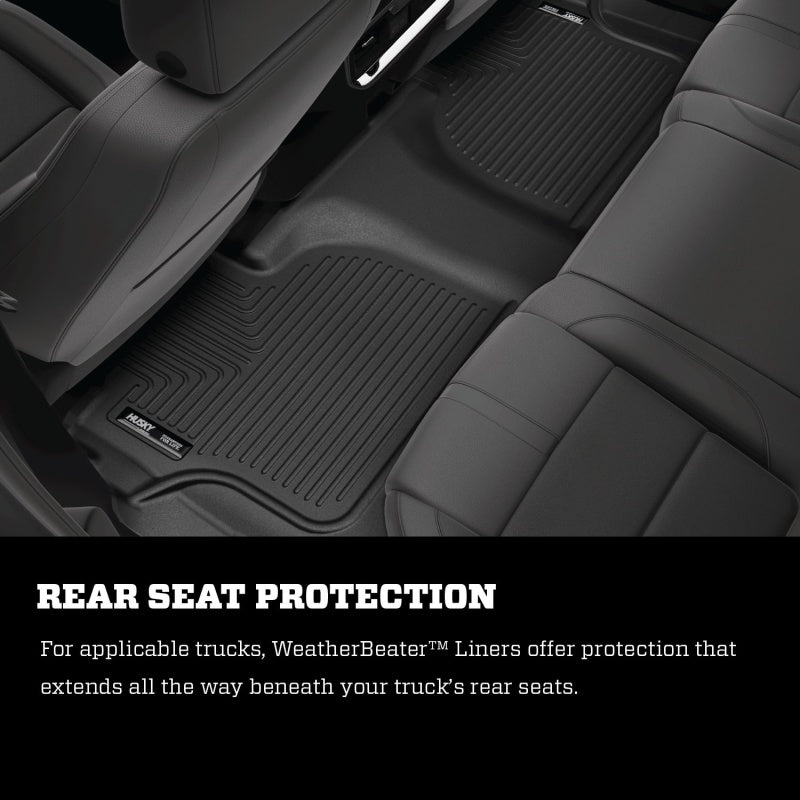 Husky Liners 11-12 Ford Fiesta WeatherBeater Combo Black Floor Liners-thumbmail-8